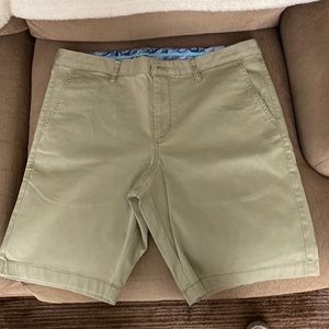 Tommy Bahama shorts- tan- never worn.  Waist 35 inches, 10 inch inseam